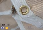 White Fiberglass Kitchen Fiber Glass Fabric Industrial Emergency Fire Blanket