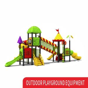 Quality Commercial Custom Plastic Kids Slide Swing Set Outdoor Playground Equipment wholesale
