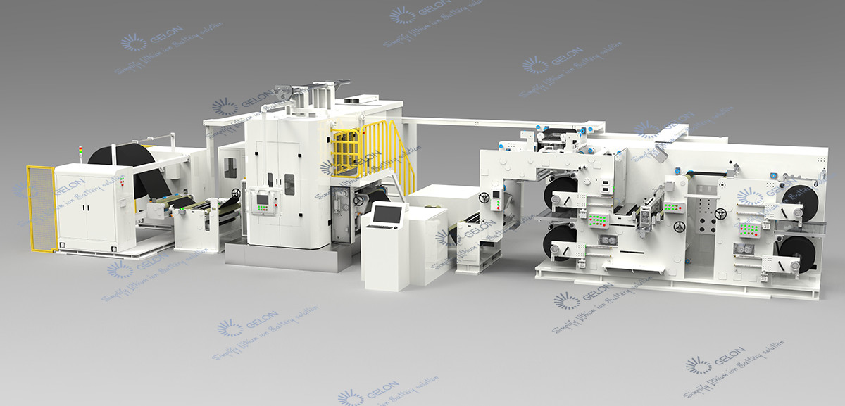 Roll To Roll Automatic Calendering Machine Integrated Slitting Machine