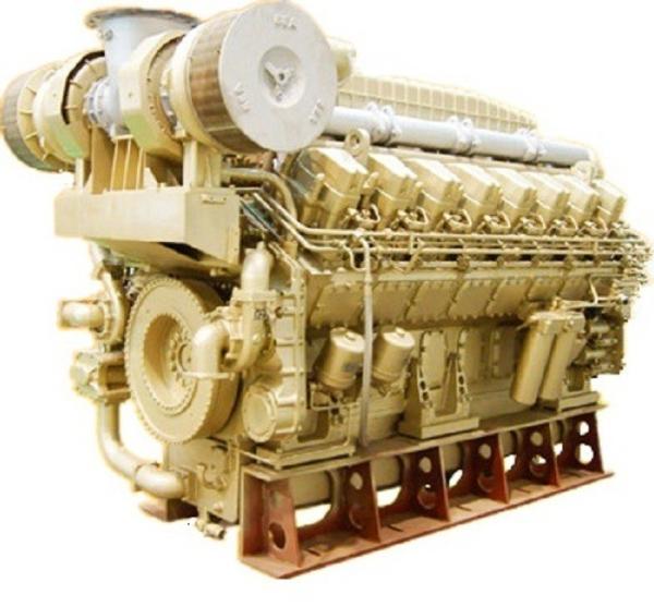 Electric Motor Start Method H12V190ZL 1040kw Diesel Engine for Oil Drilling at