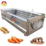 High Productivity Industrial Potato Washing and Peeling Machine for Easy