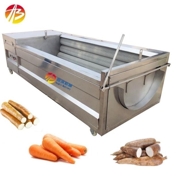 High Productivity Industrial Potato Washing and Peeling Machine for Easy