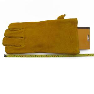 Quality 1.2mm Cowhide Leather Grill Oven Mitts 662F wholesale