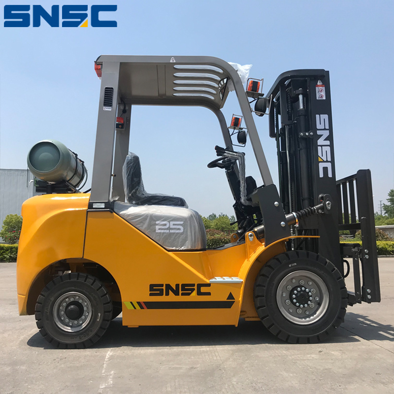 2.5ton 5000pound Lp Gas Forklift LPG Petrol Forklift with Nissan Engine