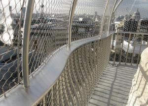 Quality Facade Cladding Or Architectural Wire Mesh / Stainless Steel Cable Mesh wholesale
