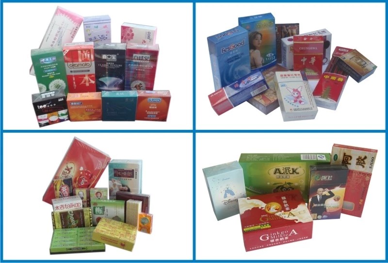 BOPP Plastic Film Box Cellophane Overwrapping Machine , Cellophane Wrapping Equipment