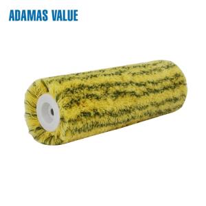 Quality Synthetic Fiber House Painting Roller Multi Size Yellow With Black Strip wholesale
