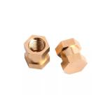 OEM ODM CNC Metal Machining Parts Brass Hot Melt Insert Nuts Lead Free