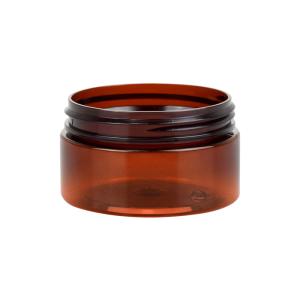 Quality Decorative Amber OEM 61mm Plastic Lotion Jars wholesale