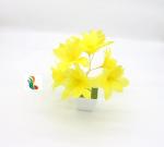 Curly Goose Feather Flower Mount with Wire Accessory 15*30 cm Fast and Secure
