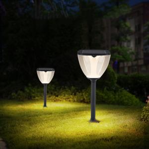 Quality Aluminum Solar Lawn lamp Outdoor Lawn lamp Waterproof IP65 Solar Lamp Courtyard Decoration Solar panel Garden Light wholesale