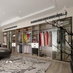 3 Hinged Bedroom Closet Cabinets 7ft Wardrobe Sliding Door Customized