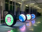 classic 640mm 800mm diameter P3.33 double sided round led display