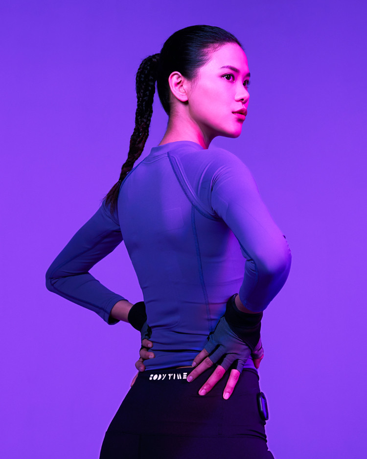 BODYTIME Long Sleeve Fitness Tops Microcurrent Wearable Ems Gym Equipment