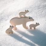 ISO9001 Pine Handmade Wooden Animals Waldorf Montessori Toys