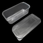 Transparent Disposable PP Plastic Frozen Food Tray 5L Ice Cream Containers