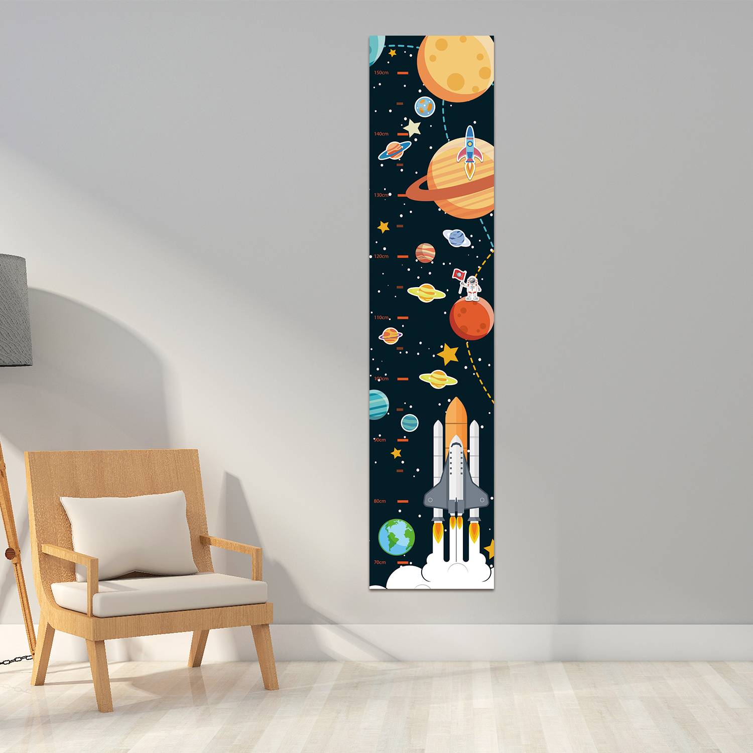 Children Removable Dry Erase Growth Chart Poster