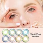 Custom Green Purple Blue Enhancement Tint Contact Lenses 14.5mm