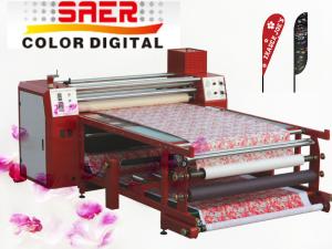 Quality 1600mm Heat Press Rotary Textile Calender Machine wholesale
