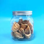Clear Rectangular 820ml Plastic Cookie Jars For Chocolate Snacks