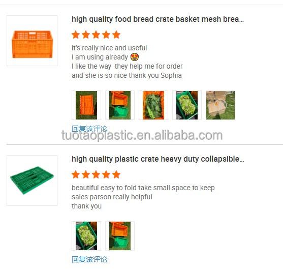 Plastic Crate for Heavy Duty Turnover Moving Nest Stack Transport PE Apple Fruit Box