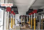 9m vertical pneumatic telescopic mast lighting tower 1200W LED flood lights/