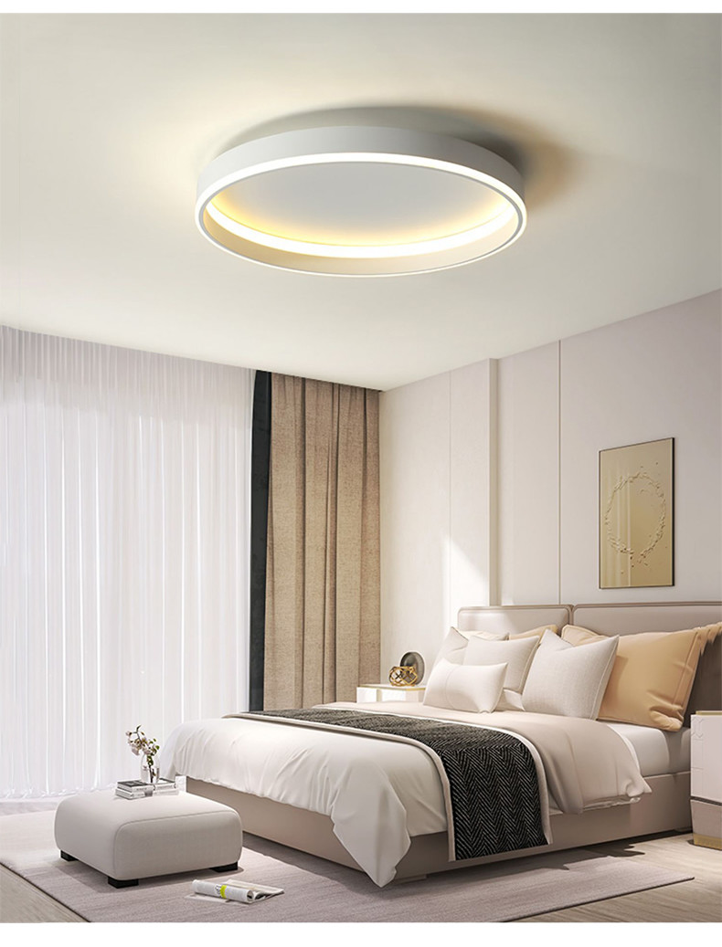 Nordic Minimalist Master Bedroom Lamp Ultra-thin Led ceiling lamps(WH-MA-218)