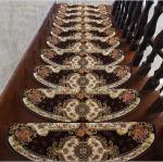 Household Compound Non Slip Stair Mats Irregular Special Style 24*65cm
