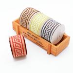 Eco Friendly Greek Polyester 42mm Jacquard Ribbon Trim