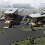 K7 Space Capsule Houseboat Galley Contemporary Design Fast Steel Sandwich Panel