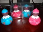 Eco Friendly PVC Novelty Rubber Duck Gifts With Bowknot Painting Design