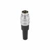 Buy cheap IP65 EMI Shielded M16 Circular Connector Plastic Male Plug 12pin Gland Connector from wholesalers