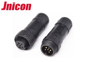 Quality IP68 Power Signal Connector Soldering Cable Screw Locking Type Black Color wholesale
