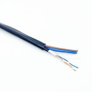 Quality FTP CAT5E 2 Pairs Copper Stranded Bulk CCTV Cable For Surveillance Camera wholesale