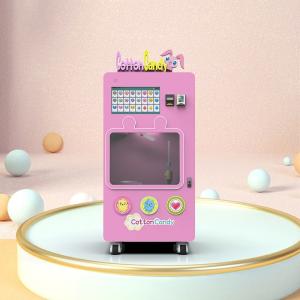 Quality Multi Flavors Robot Cotton Candy Vending Machine 220V Wireless Remote wholesale