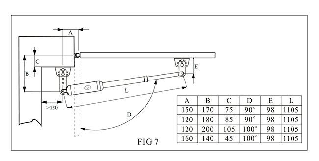 Powerful Double Arm Ac Swing Gate Opener 1000Kg AC 220V
