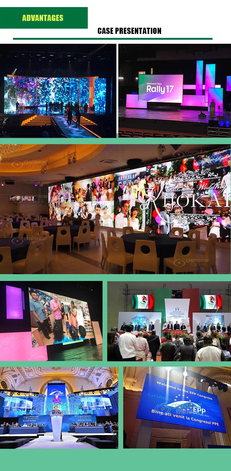 P2.6 P3.91 P4.81 Background HD Led Display Rental For Stage Concert 3840hz