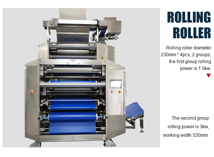 New Design Stainless Steal Puff Pastry Industrial Dough Roller Sheeter