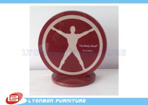 Quality Acrylic CNC Engraved Multi Color Display Logo / MDF Display Accessory wholesale