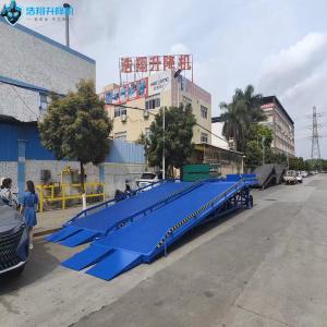 Quality Warehouse Loading Ramp For Forklifts 12 Ton Heavy Duty Anti-Slip Diamond Surface Mobile Design wholesale