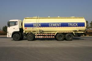Quality 8x4 27cbm Dry Bulk Truck Low Alloy Steel For Flour , Bulk Cement Transportation wholesale