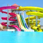 Customized Swimming Pool Racing Water Slide Spiral Water Slide 5m Height