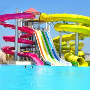 Quality Height 4m 8m Rafting Water Slide Rainbow Water Slide Environmental Friendly wholesale