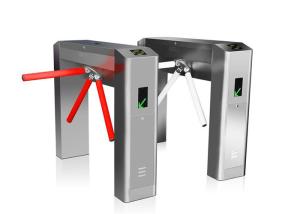 China Access Flow Control System Tripod Turnstile Gate Id Card Reader Outdoor Turnstile on sale