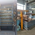 Second Hand PP Woven Bag Machine Flat Yarn Extruder Machine With Pin Roller