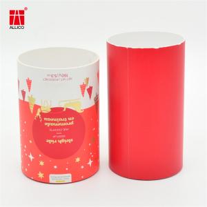 Quality Motif Cosmetic Packaging Tubes , CMYK 300g Cardboard Chirstmas Gift Box wholesale