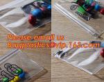 OEM cheap price plastic clear zipper school pencil case bag