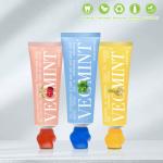 Private Label Aluminum Tube Whitening Teeth Hydroxyapatite Fruit Fresh Breath