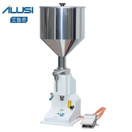 Cheap 5~50ml Pneumatic Liquid Filling Machine Manual for Lip Gloss SS304 for sale