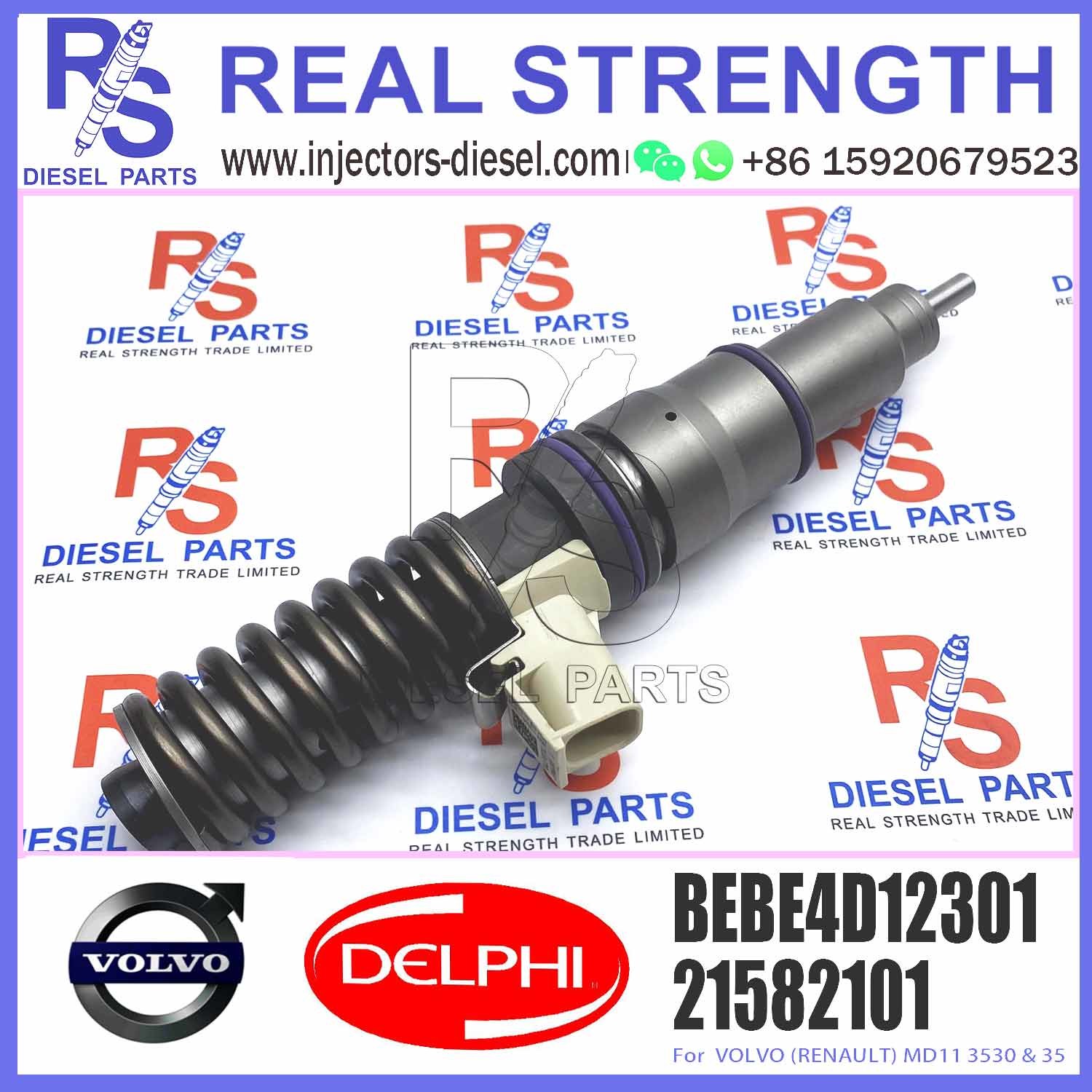 Diesel Fuel Injector 20747787 EUI Unit Injector BEBE4D12301 BEBE4D37001 With High Quality